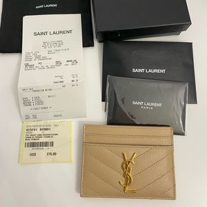 Brand New YSL card case